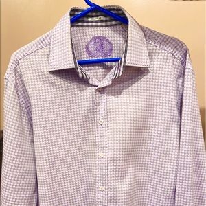 Bugatchi Purple Button Down